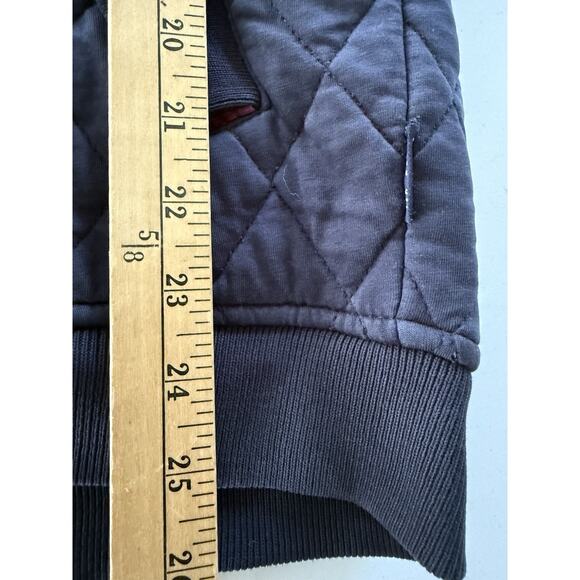 TED BAKER London Coat Jacket Size 4 Blue Quilted Full Zip Front Casual Career - Picture 11 of 14